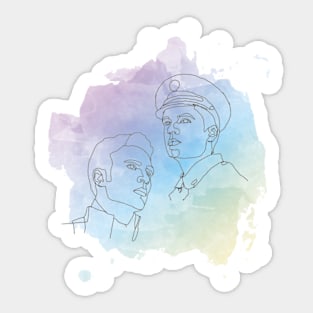 stevebucky watercolor Sticker